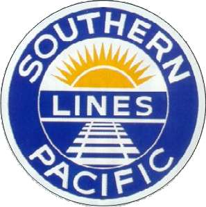 Vintage Railroad Southern Pacific sticker decal 3  