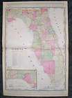 Old Antique Vintage Map of Florida c1639 Vinckeboons Archival Print 
