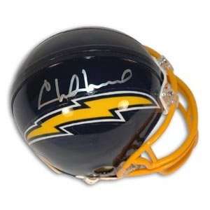    Chuck Muncie Signed Chargers Mini Helmet