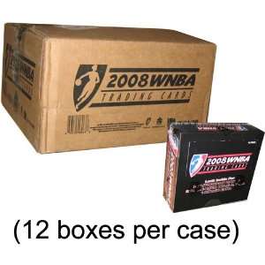   (12) BOX CASE   2008 WNBA Rittenhouse Basketball HOBBY Box   24P/5C