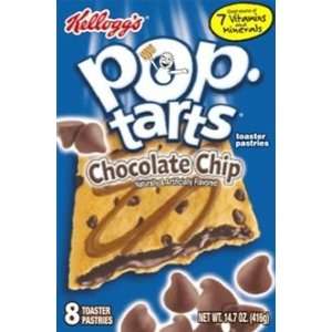 Kelloggs Pop Tarts Chocolate Chip, 8 Count Box (Pack of 6)  