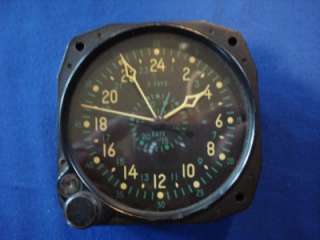WWII ERA Waltham CDIA 8 Day Clock US Navy Marine Corps Aircraft Civil 
