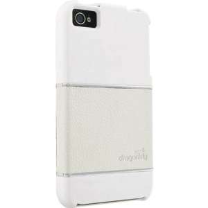  NEW White/Chrome Fuze Case for iPhone 4 (Cellular) Office 