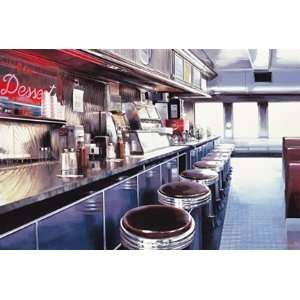 Ruthie and Moes Diner by Luigi Rocca 47x35  Kitchen 