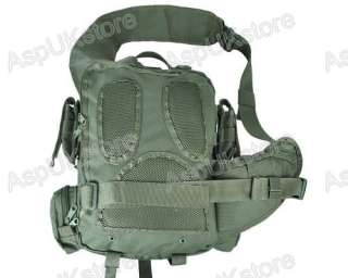   1000D Molle Hydration Hand Shoulder Bag Backpack OD W/ 1.5L Bladder OD
