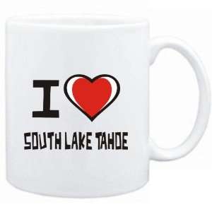  Mug White I love South Lake Tahoe  Usa Cities Sports 