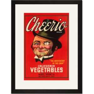   Print 17x23, Cheerio Brand California Vegetables