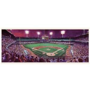  Chicago White Sox Comiskey Twilight Diptych Lithograph 