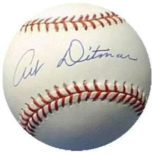 Art Ditmar autographed Baseball