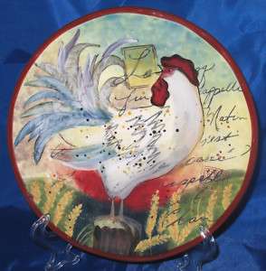 CERTIFIED INTERNATIONAL LE ROOSTER SALAD PLATE  