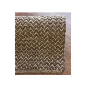    Woven Wool Carpet Area Rug 4 x 6 Brown Chevron Furniture & Decor