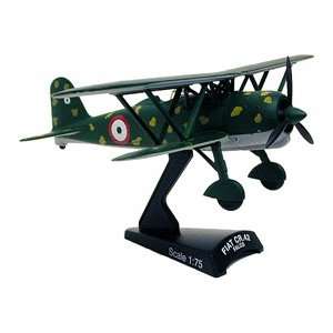  Fiat CR 42 Postage Stamp Aircraft Model Power Toys 