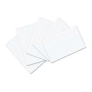  16 Pack PACON CORPORATION INDEX CARDS 5X8 WHITE RULED 100 