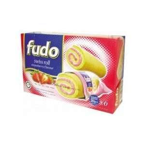 Fudo Swiss Roll Strawberry Flavor  Grocery & Gourmet Food