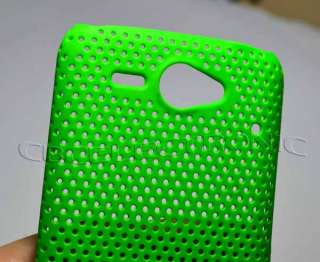 New Green Mesh Perforated case cover for HTC ChaCha G16  