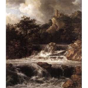   Built on the Rock, by Ruysdael Jacob Isaackszon van