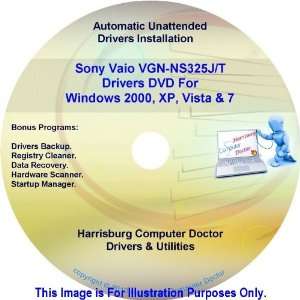  Sony Vaio VGN NS325J/T Drivers Kit DVD Disc   Windows 2000 