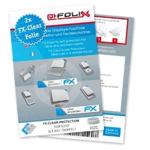  2 x atFoliX FX Clear Invisible screen protector for Sony SLT 