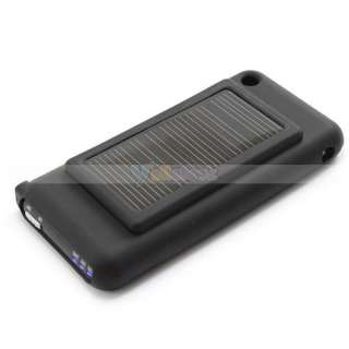 iPhone 3G 3Gs iPhone4 Solar Power Charger Case Black  