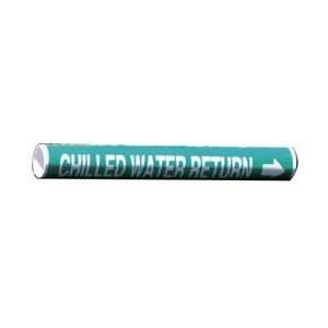  Made in USA Chilled Water Retgrn 1 2.5 Pres/sen Pipe Markr 