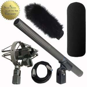  Audio Technica AT897 Shotgun Microphone With AT8410A 