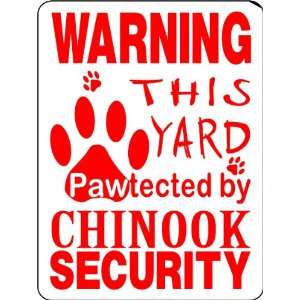  CHINOOK ALUMINUM GUARD DOG SIGN PP39 