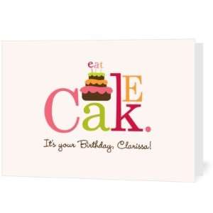  Birthday Greeting Cards   Eat Cake By Le Papier Boutique 