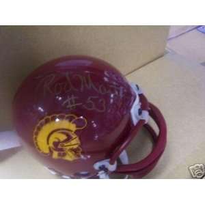 Rod Martin Usc Trojans Signed Mini Helmet   Autographed College Mini 