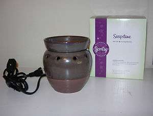 SCENTSY Mid Size Warmer SOAPSTONE   NEW, Never Used  