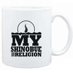  Mug White  my Shinobue is my religion Instruments 