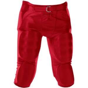 Alleson 688D Adult Solo Integrated Football Pants SC   SCARLET AS 