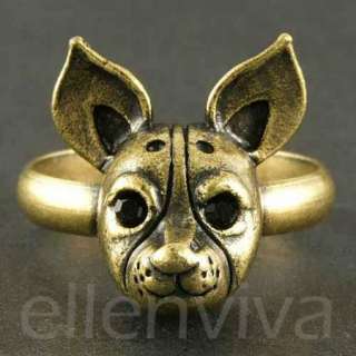 Chihuahua Puppy Dog Animal Adjustable Ring New #rg440cp  