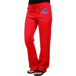  Stony Brook Seawolves Ladies Red Logo Applique Sweatpant 