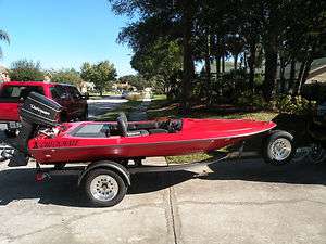 Checkmate MX 13 speed boat with 70HP Johnson outboard + Tilt/Trim+ 