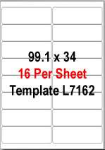 Fisher Clark Address Labels 100 A4 sheets 8 per sheet  