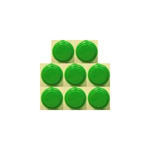 Japan Sanwa 8 Pcs OBSF 30 Green OEM Arcade Push Button (Mad Catz SF4 
