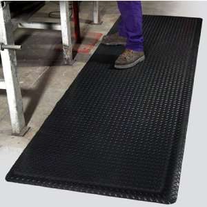   Mat Pro Diamond Foot Floor Mat, 2 x 75 x 9/16 inch, Black Kitchen