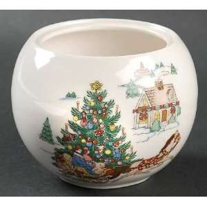   Holidays Goodie Jar, No Lid, Fine China Dinnerware