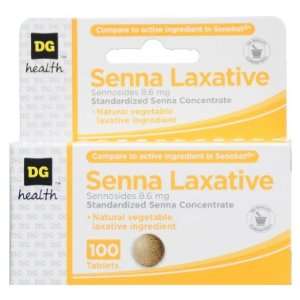 DG Health Senna Laxative   Tablets, 100 ct Health 