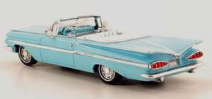 wonderful SPARK modelcar CHEVROLET IMPALA CONVERTIBLE 1959   turquoise 