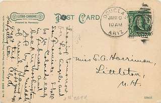 US   1908 Postcard   Arizona Territory  