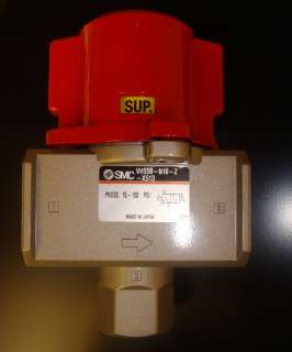 SMC Lockout capable, quickexhaust air/pneumatic valve  