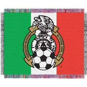  Team Mexico Soccer Triple Woven Jacquard Throw (019 Focus 