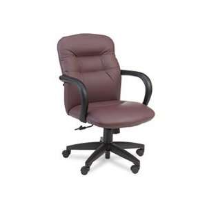  Allure Managerial Mid Back Swivel/Tilt Chair, Burgundy 