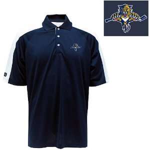 Antigua Florida Panthers Force Polo Shirt   FLORIDA PANTHERS NAVY 
