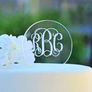   and Favors Personalized Acrylic Circle Cake Topper By Cathy Concepts