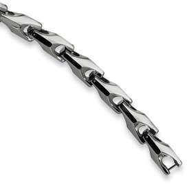 New Chisel® Tungsten Design Polished Man 8.5 Bracelet  
