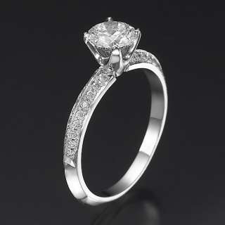   ENGAGEMENT RING 1.02 CT ROUND REAL WEDDING SOLITAIRE ROUND CUT  