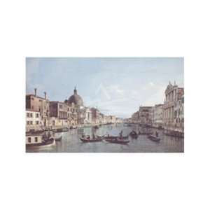 Venice The Upper Reaches of the Grand Canal with S. Simeone Piccolo 