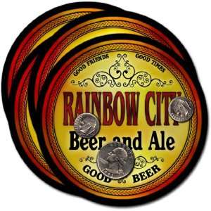 Rainbow City , AL Beer & Ale Coasters   4pk